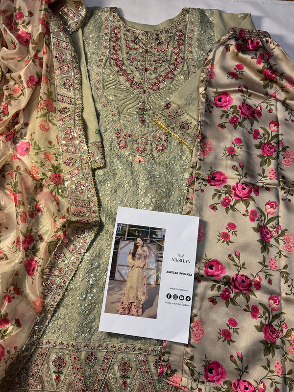 Aneela’s Organza Stitched (3 Piece)