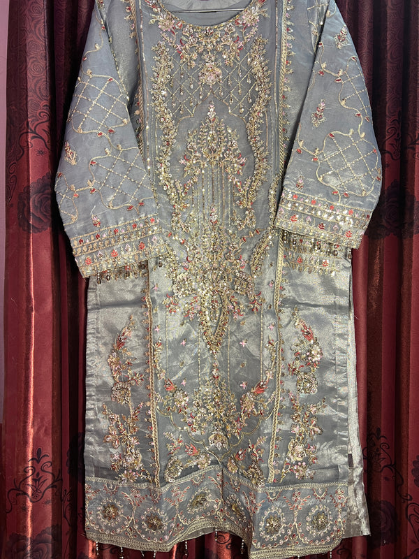 SILVER SKY ORGANZA - 3PC