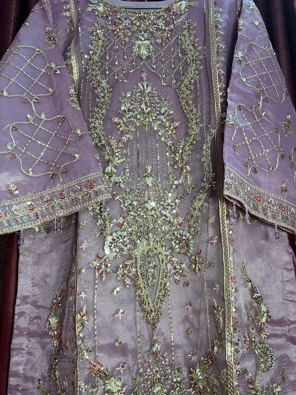 SOFT VIOLET ORGANZA 3PC