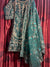 DEEP EMERALD ORGANZA SHARARA 3PC