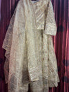 IVORY GOLD EMBROIDERED LEHENGA