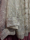 IVORY GOLD EMBROIDERED LEHENGA