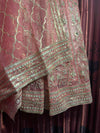 ROSE GOLD EMBROIDERED LEHENGA