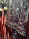 PURPLE SHIMMER ORGANZA SHARARA