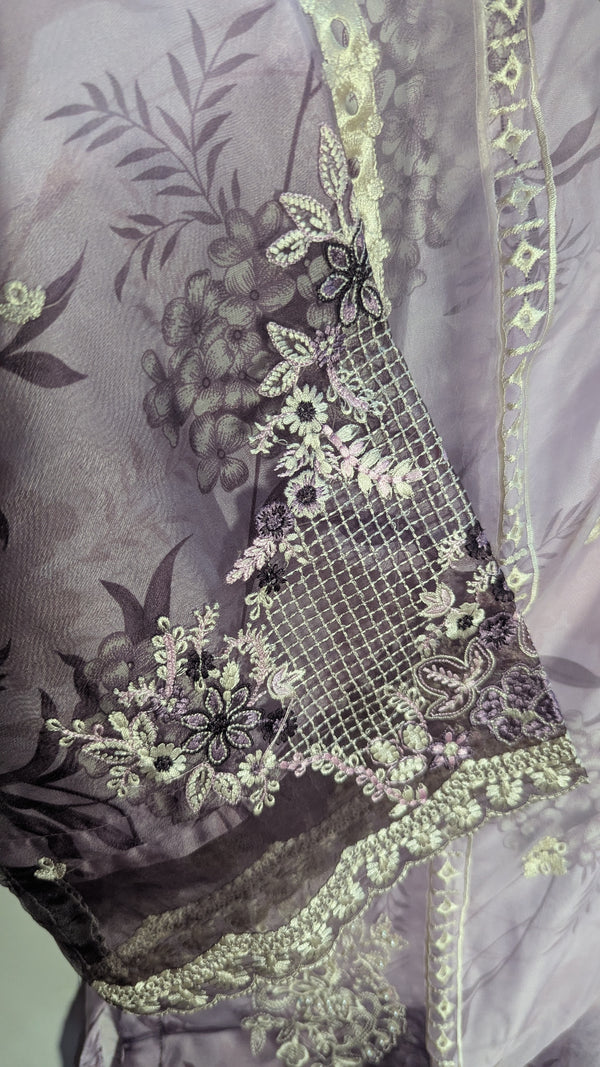 LILAC OMBRE ORGANZA 3PC