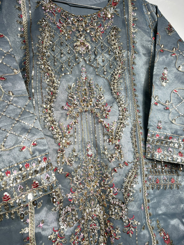 SILVER SKY ORGANZA - 3PC