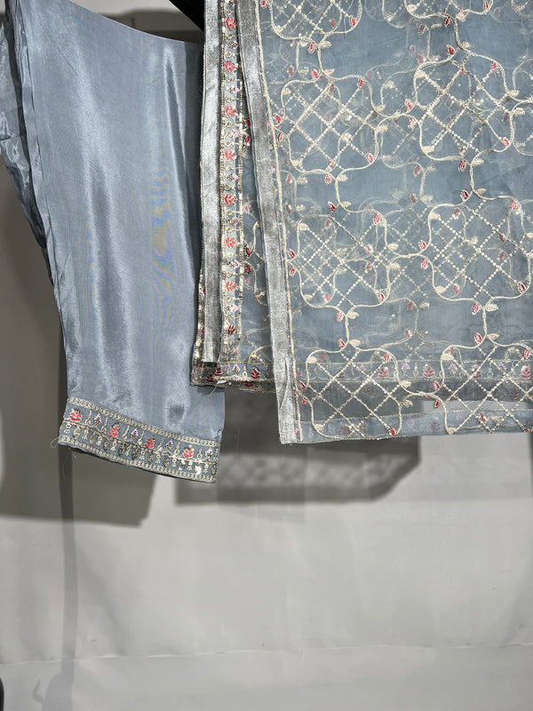 SILVER SKY ORGANZA - 3PC