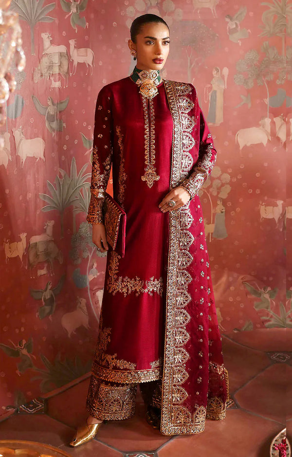 AFROZEH RAW SILK โ KHUSHBU EDITION