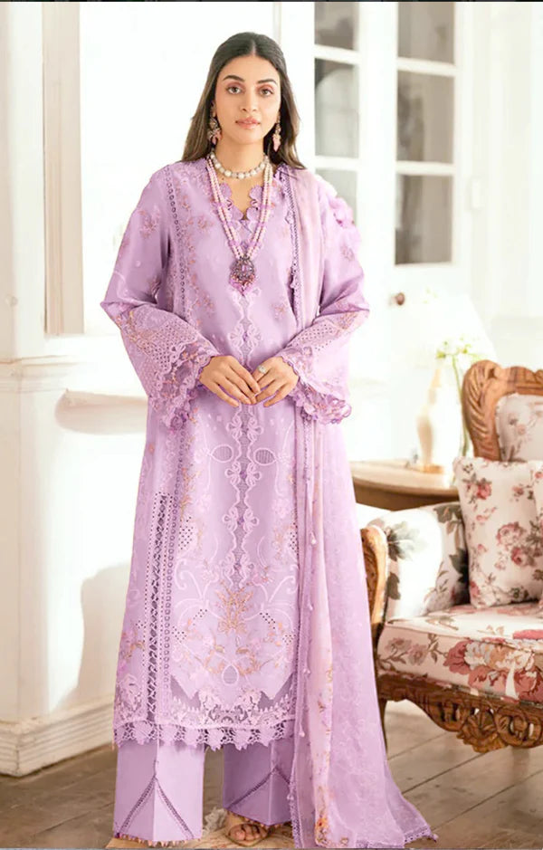 QALAMKAR LAWN KOMAL (Lilac)