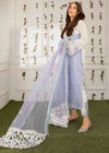 Farida Hassan Light Blue Luxury Lawn Collection Replica