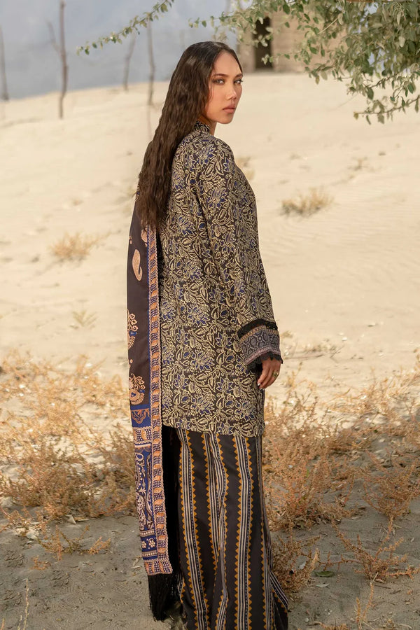 MARIA.B KHADDAR KH-04 CHARCOAL GREY