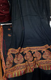 Pashmina Wool Suit – Black (3 Piece)