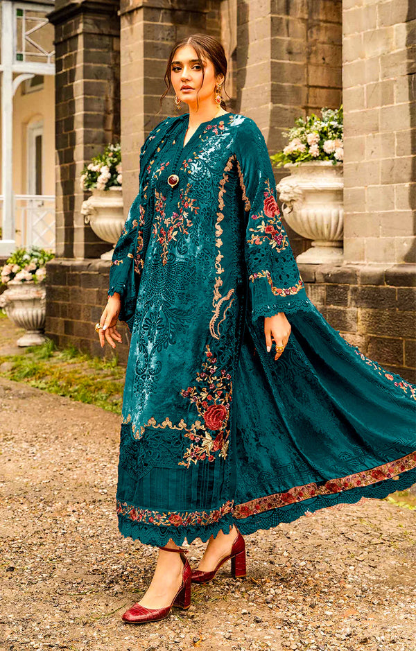 Velvet Palachi 3PC MB SEA GREEN