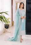 Asim Jofa | Blue - Chiffon Collection Replica