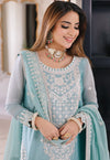 Asim Jofa | Blue - Chiffon Collection Replica