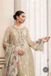 Maria B Light Brown Chiffon Formal Collection Replica