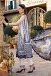 Maria B | White & Blue - Digital Printed Lawn Collection Replica