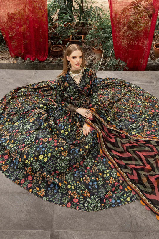 Maria B | Black Floral - Lawn Collection Replica