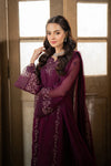 Azure | Burgundy - Bamber Pure Chiffon Collection Replica