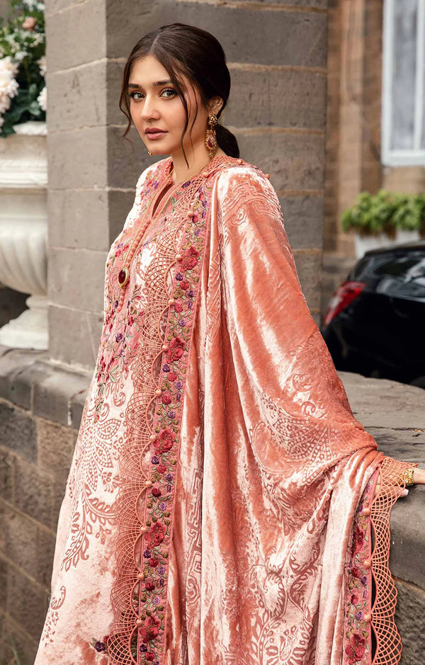 Velvet Palachi Peach 3Pc