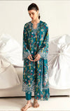 QALAMKAR PQ10 FAHA LAWN (Sea Green)