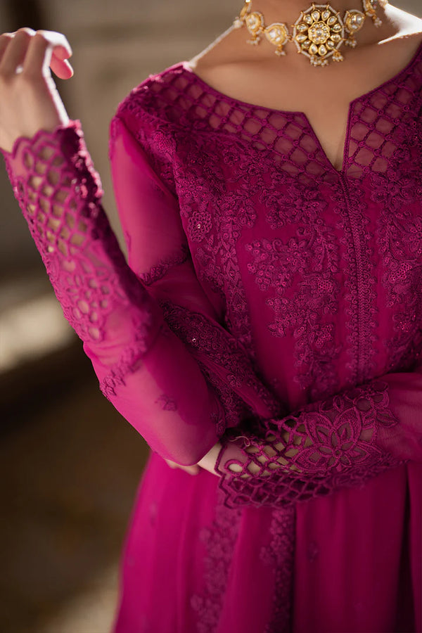 Azure | Magenta - Semi-Pure Chiffon Collection