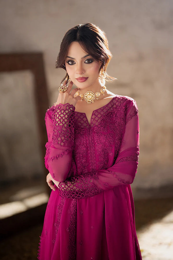 Azure | Magenta - Semi-Pure Chiffon Collection