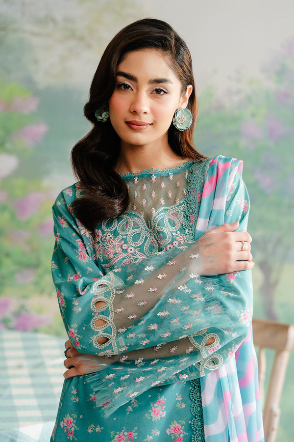 Afrozeh | Sea Green - Lawn Collection Replica