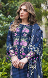 Asifa & Nabeel | Navy Blue - Lawn Collection Replica