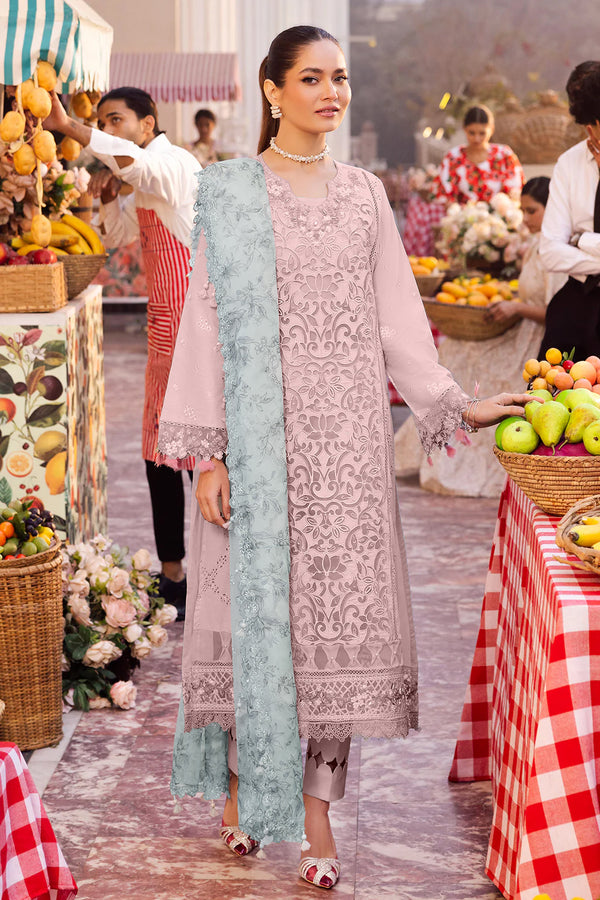 Sardinia | Aqua & Pink - Lawn Cotton Collection Replica