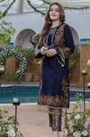 Azure Navy Blue Formal Collection Velvet Replica