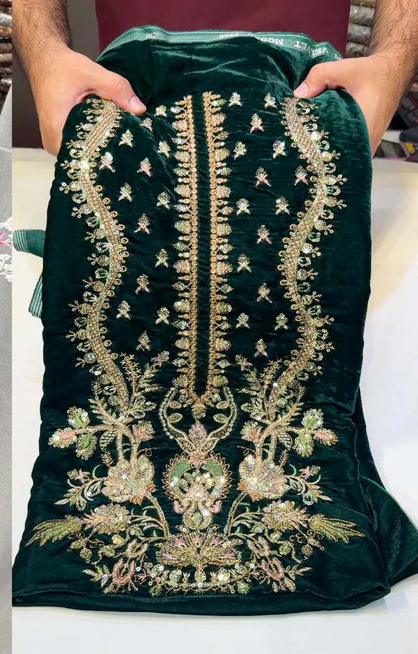 Batik Velvet 3Pc Green