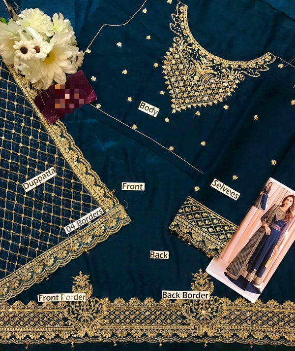 Jazmin Zinc Chiffon Formal Collection Replica