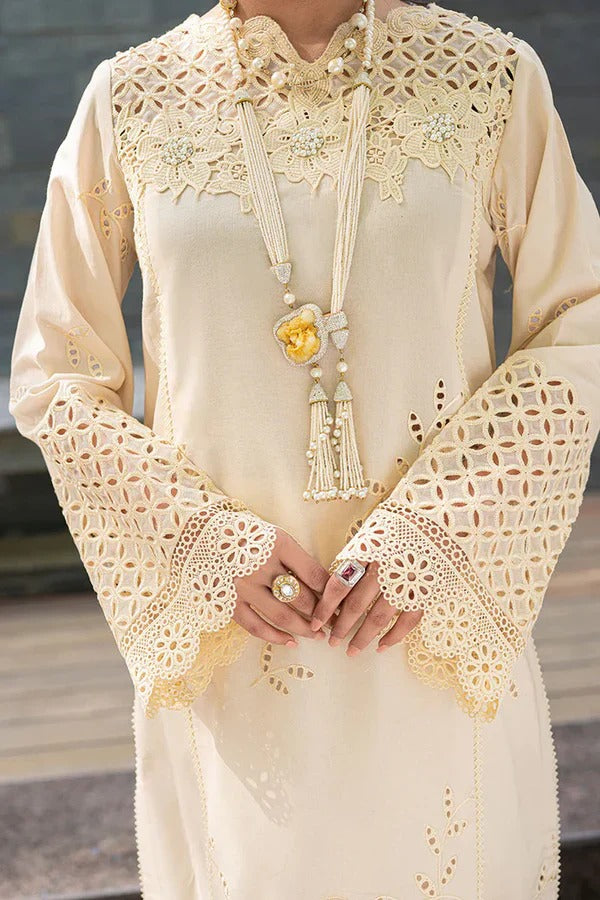 Mushq | Creme - Chickenkari Lawn Collection