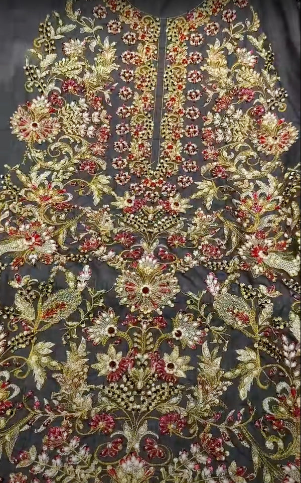 HARIS SHAKEEL RAW SILK SHAYNA