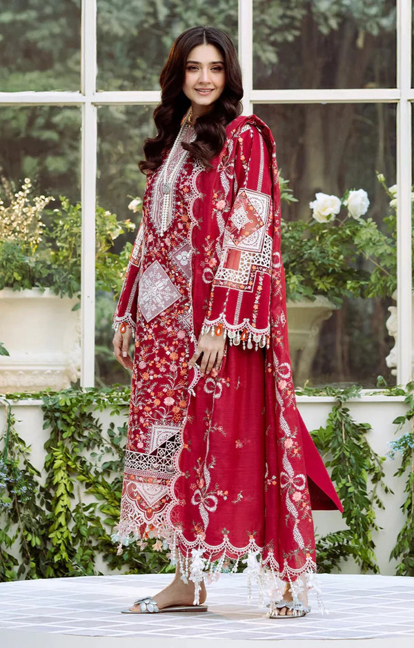 BIN ILYAS 103 B Lawn (Maroon Signature)