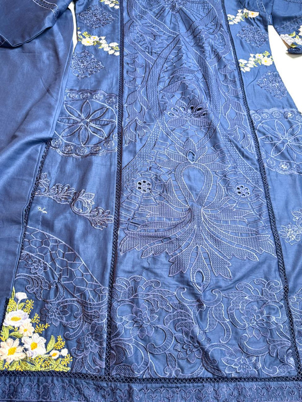 NAVY BLUE LAWN 2PC RTW-01