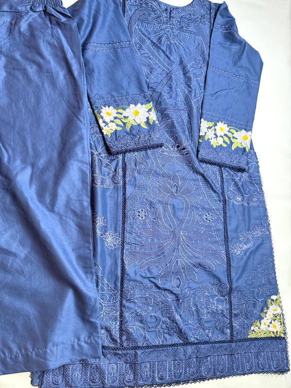 NAVY BLUE LAWN 2PC RTW-01