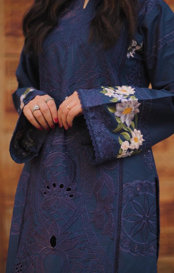 NAVY BLUE LAWN 2PC RTW-01