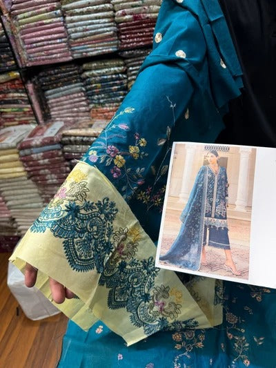 HUSSAIN REHAR LAWN AZRAQ
