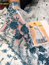 FAIZA SAQLAIN LAWN WHITE BLUE