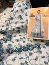 FAIZA SAQLAIN LAWN WHITE BLUE