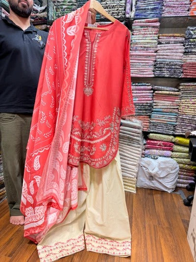 ETHNC KURTA SET ZARIF 3PC (RTW)