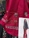 ETHNC BLACK & RED 2PC UNSTICHED