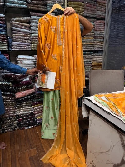 ETHNC SILK TRUBA 3PC ( 10 to 15 Days Delivery Time)