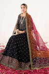 Maria B Black Chiffon Bridal Collection Replica