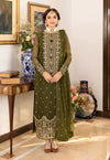 Asim Jofa Olive Chiffon Formal Collection Replica