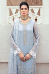 Mushq Sky Blue Organza Collection Replica
