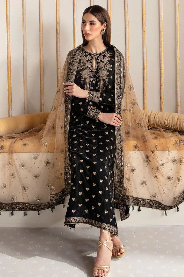 Jazmin Black Velvet Formal Collection Replica
