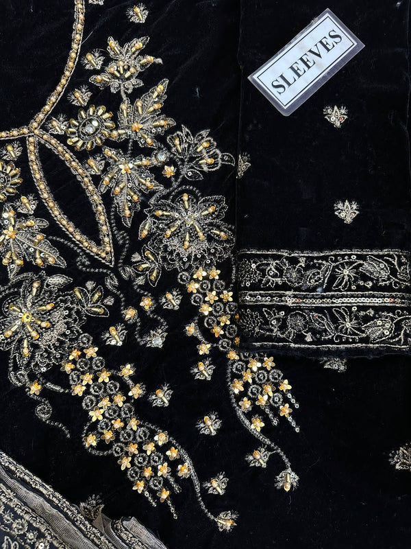 Jazmin Black Velvet Formal Collection Replica